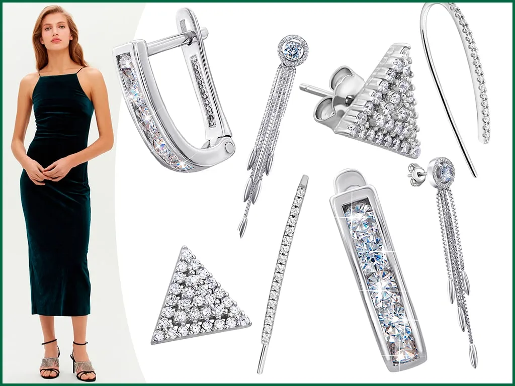 Срібні сережки - прикраси, які доповнюють будь-який образ